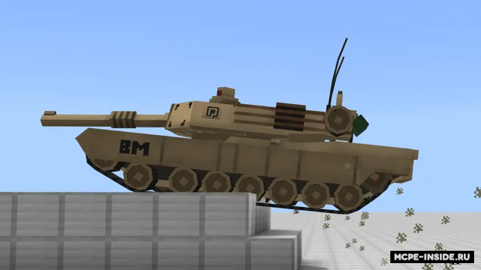 M1A2 Abrams tanki — Minecraft mod, rasm 3