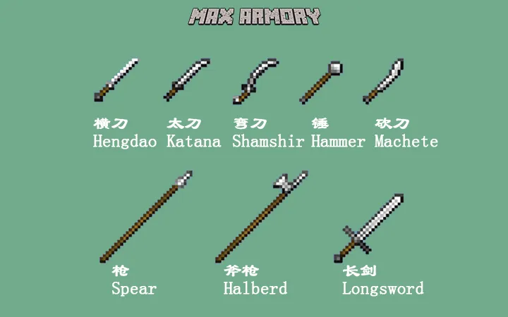 Max's Armory — Minecraft mod, rasm 3