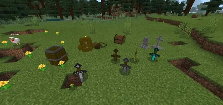Xazinalar + — Minecraft mod, rasm 1