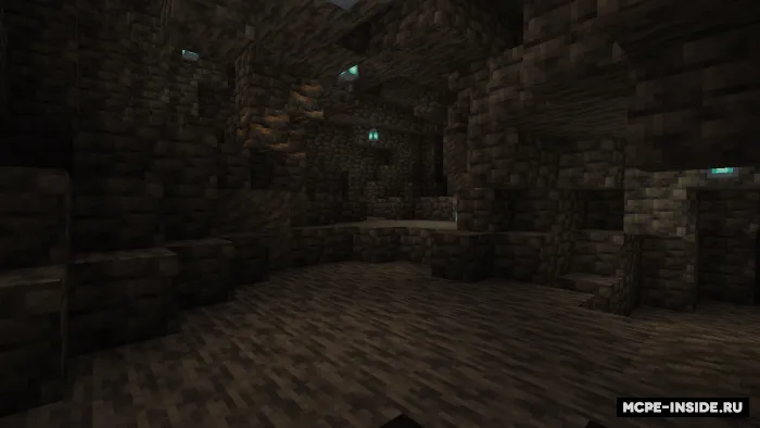 Chuqur qorong'u g'orlar — Minecraft mod, rasm 2