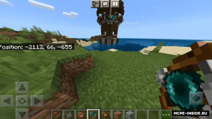 Arbalet uchun o'q o'rniga buyumlar — Minecraft mod, rasm 1