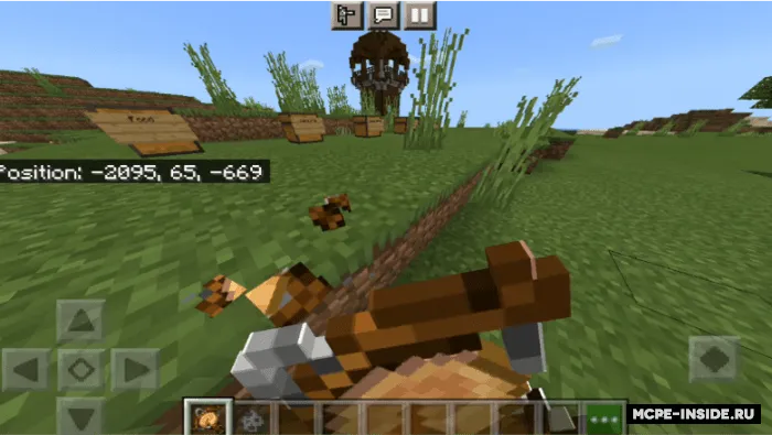 Arbalet uchun o'q o'rniga buyumlar — Minecraft mod, rasm 2