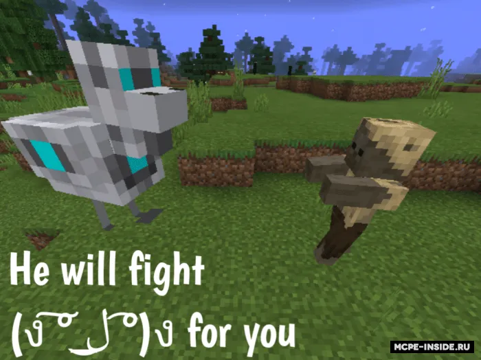 Qo'riqchi tovuq — Minecraft mod, rasm 1