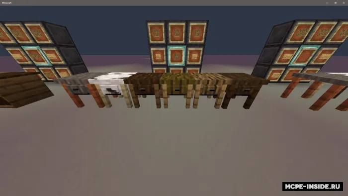 Yog'och mebellar — Minecraft mod, rasm 4