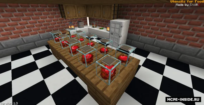 Ovqatlanish uchun idishlar — Minecraft mod, rasm 2