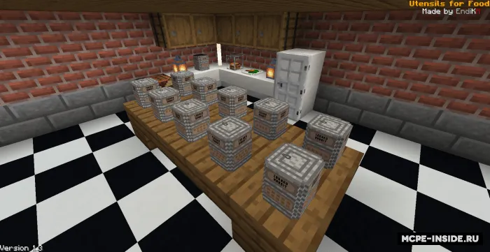 Ovqatlanish uchun idishlar — Minecraft mod, rasm 3