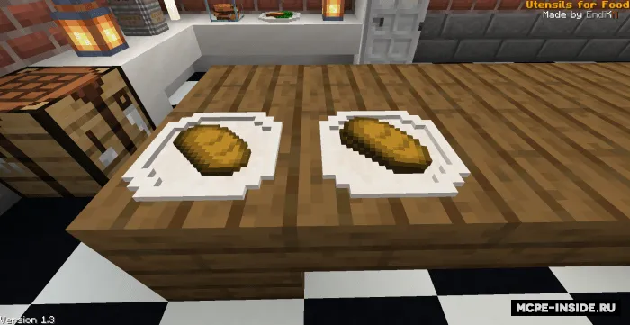 Ovqatlanish uchun idishlar — Minecraft mod, rasm 4