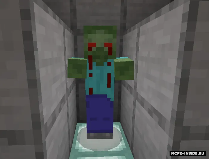 Zombi apokalipsisi — Minecraft mod, rasm 2
