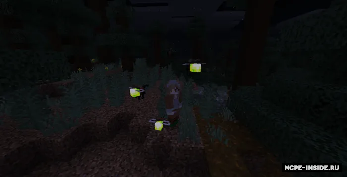Yaltiroq qurtlar — Minecraft mod, rasm 2