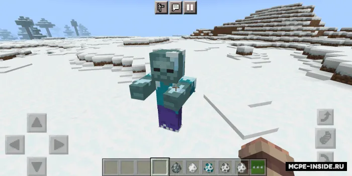 Muzlagan zombilar — Minecraft mod, rasm 2