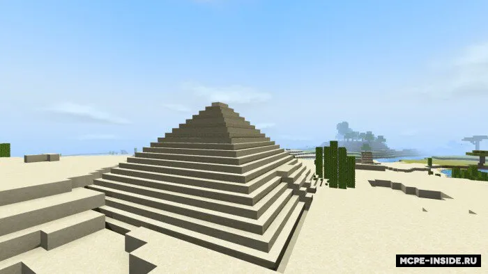 Cho'ldagi generatsiya qilinadigan tuzilmalar — Minecraft mod, rasm 1