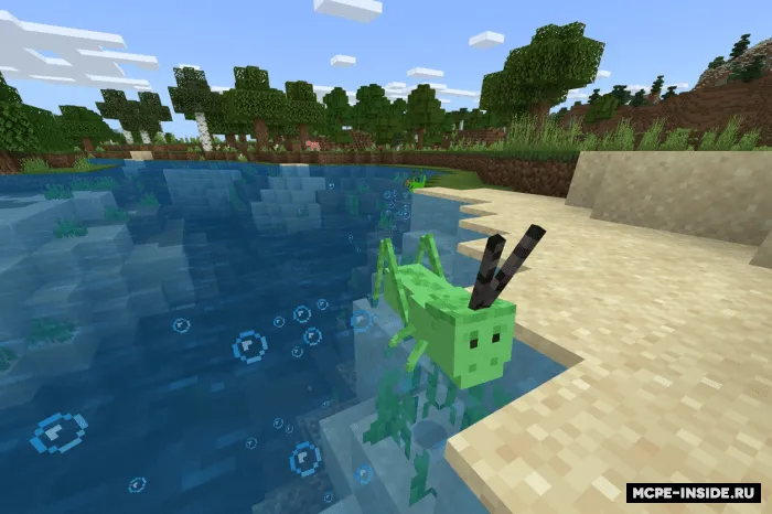 Arilar va chigirtkalar — Minecraft mod, rasm 2