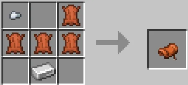 Yasaladigan ot sovuti — Minecraft mod, rasm 4