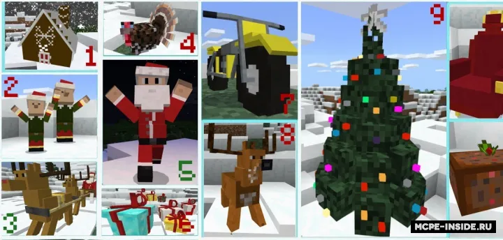 Rojdestvo taqvimi — Minecraft mod, rasm 1