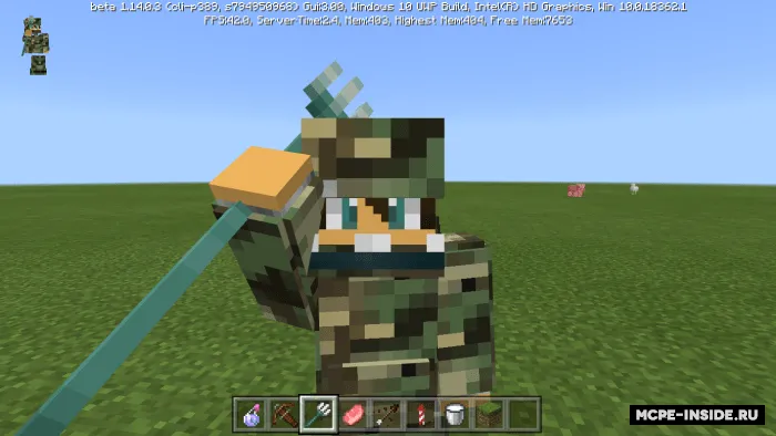 4D skinlar va buyumlar — Minecraft mod, rasm 1