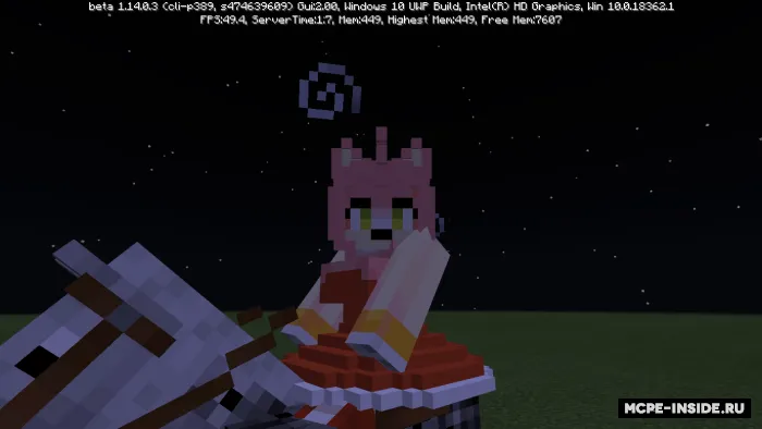 4D skinlar va buyumlar — Minecraft mod, rasm 3