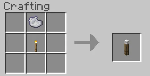 Elingodan rangli mash'alalar — Minecraft mod, rasm 2