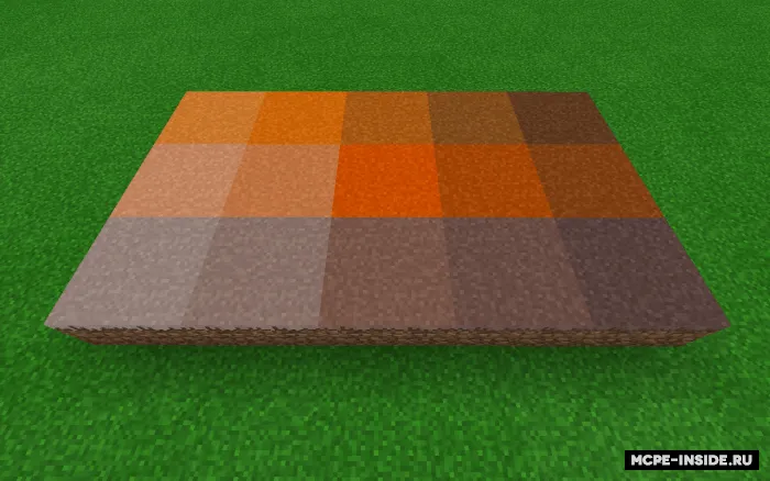 Rangli o'tlar — Minecraft mod, rasm 2