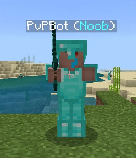 PvP uchun bot — Minecraft mod, rasm 1
