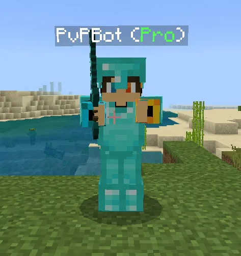 PvP uchun bot — Minecraft mod, rasm 2
