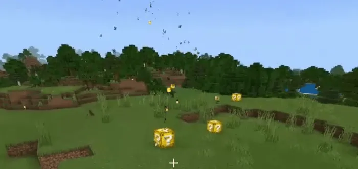 Lucky bloklar yomg'iri — Minecraft mod, rasm 2
