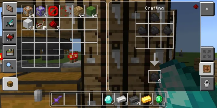 Buyumlarni nusxalash — Minecraft mod, rasm 1
