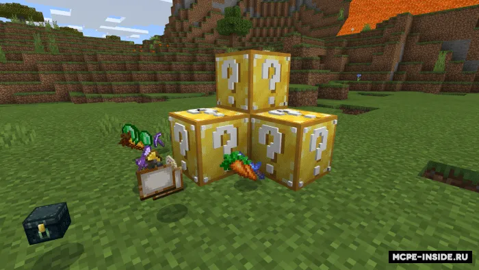Korbon dan Lucky bloklar — Minecraft mod, rasm 1
