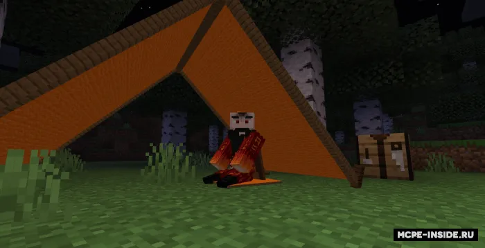 Gulxan atrofida dam olish — Minecraft mod, rasm 2