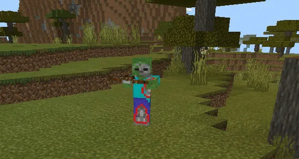 Zombi apokalipsisi — Minecraft mod, rasm 3