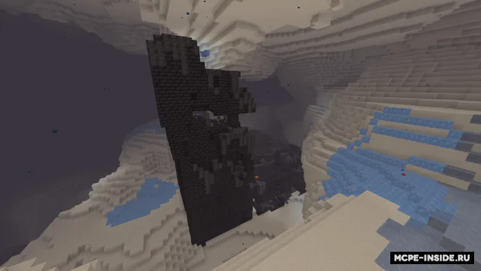 Muzlagan do'zax — Minecraft mod, rasm 1