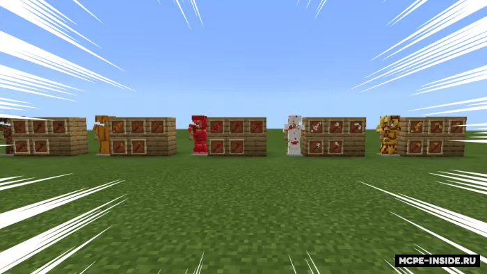 Oziq-ovqat qurollari — Minecraft mod, rasm 1