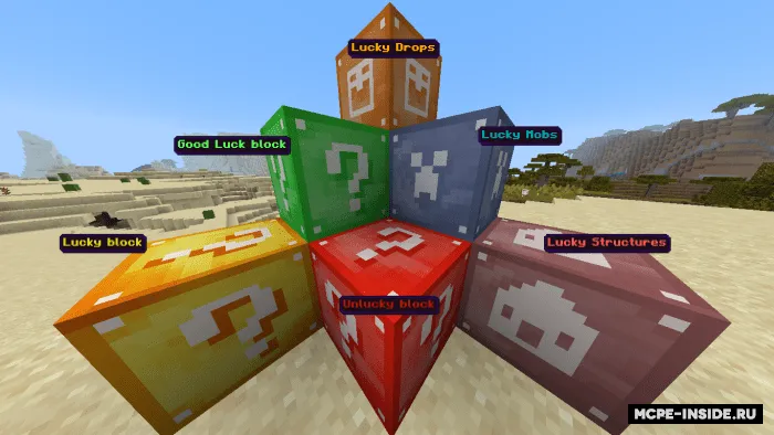 Lucky Blocklar — Minecraft mod, rasm 1