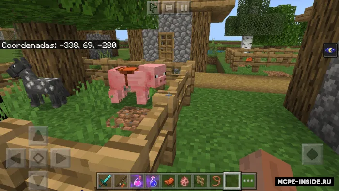 Cho'chqada uchish — Minecraft mod, rasm 4