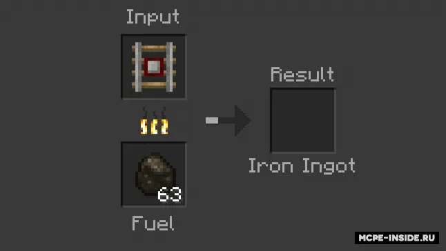 Relslar uchun rekraft — Minecraft mod, rasm 2