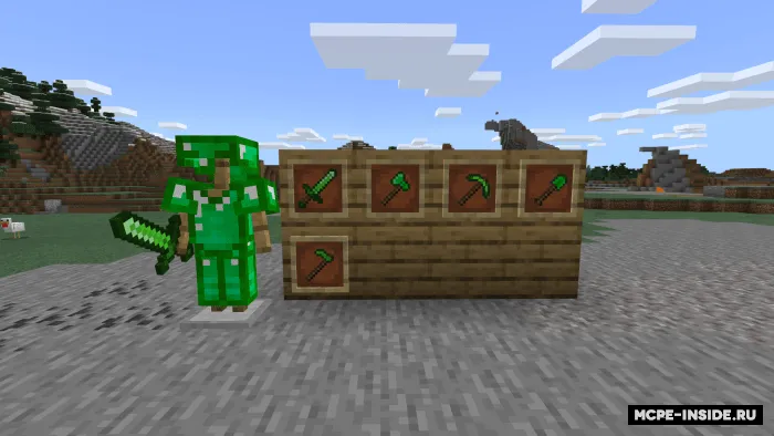 Zumrad zirh — Minecraft mod, rasm 1