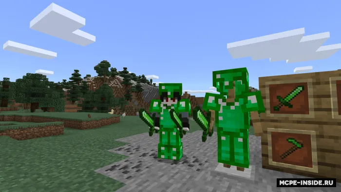Zumrad zirh — Minecraft mod, rasm 2