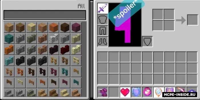 Taqiladigan taqinchoqlar — Minecraft mod, rasm 1