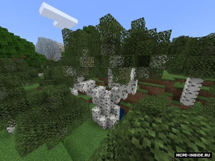 Estetik daraxtlar — Minecraft mod, rasm 1