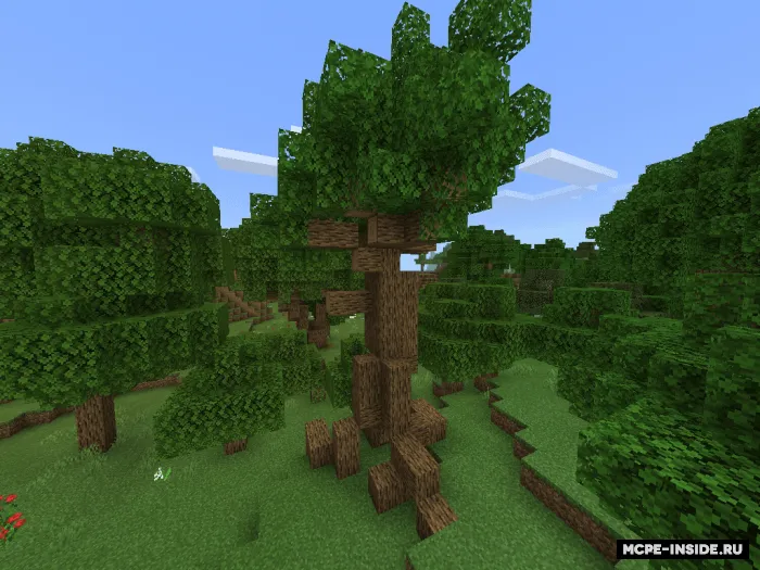 Estetik daraxtlar — Minecraft mod, rasm 2