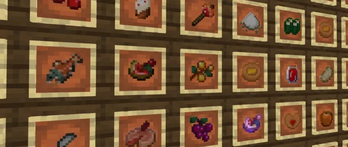 Oziq-ovqat to'plami — Minecraft mod, rasm 1