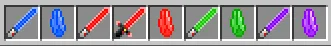 Oddiy lazer qilichlar — Minecraft mod, rasm 2
