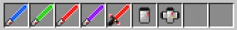Oddiy lazer qilichlar — Minecraft mod, rasm 3