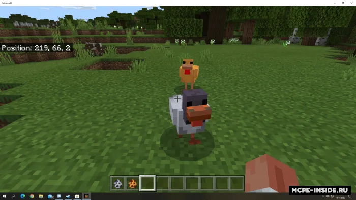 Minecraft Earth tovuqlari — Minecraft mod, rasm 2