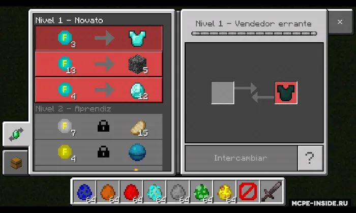 Yangi adashgan savdogarlar — Minecraft mod, rasm 2