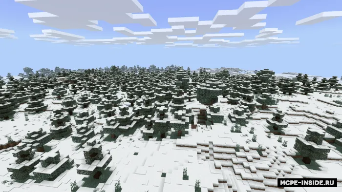 Cheksiz qor dunyosi — Minecraft mod, rasm 2