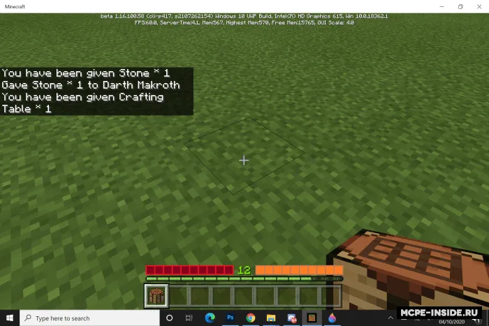 Tasodifiy rejim — Minecraft mod, rasm 4