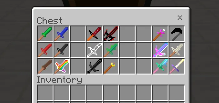 Qurol-yarog' xonasi — Minecraft mod, rasm 1