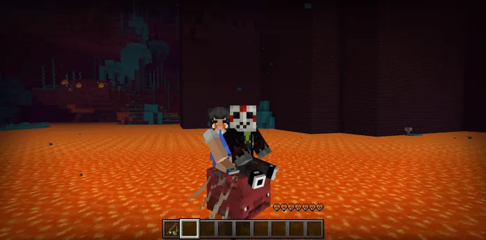 Ikki o'yinchi lamvomerkada — Minecraft mod, rasm 1