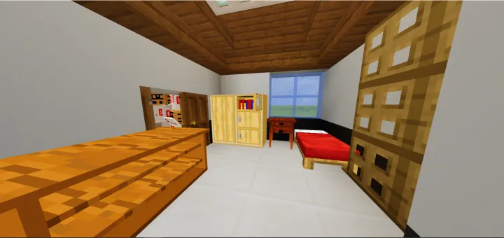 Realistik shkaflar va qutilar — Minecraft mod, rasm 1