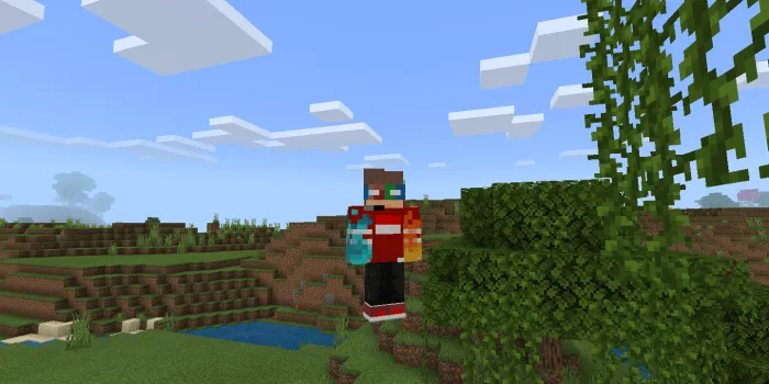 Gravitatsiyasiz o't bloklari — Minecraft mod, rasm 1